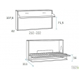 Wall bed F407
