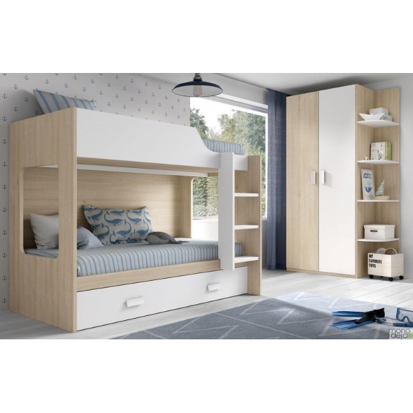 Bunk Bed For 3 Teens, Three Person Bunk Bed